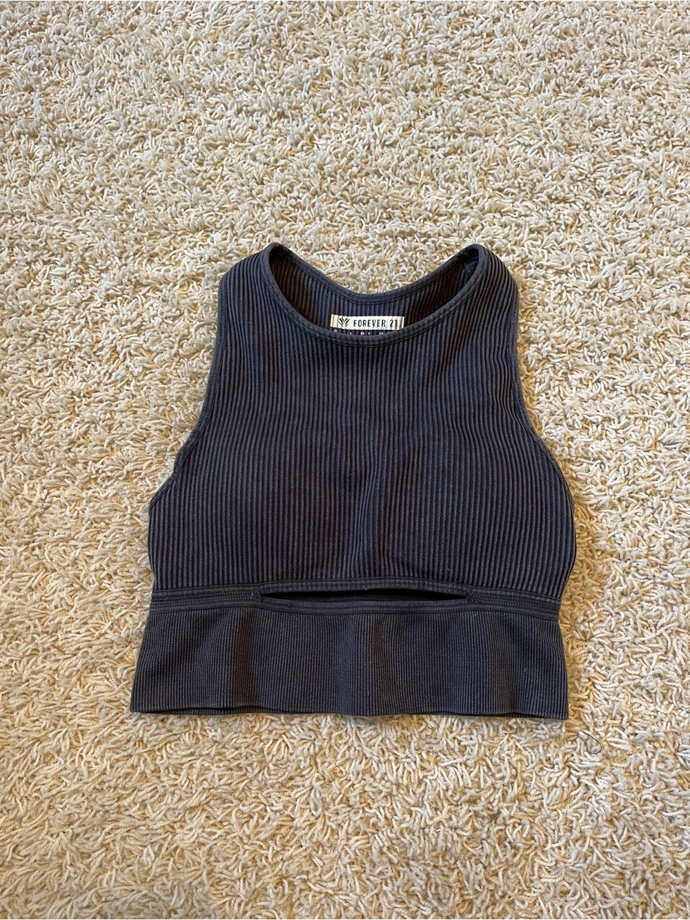 Forever 21 Grey Sports Bra